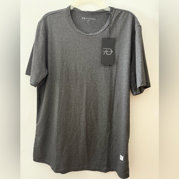 7 Diamonds Mens Core T-Shirt Large Gray NEW - Picture 1 of 5